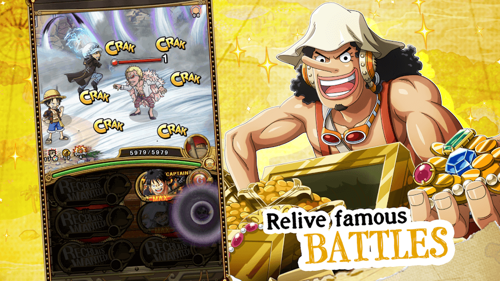 One Piece Treasure Cruise v14.0.3 MOD APK (God Mode, High Damage)