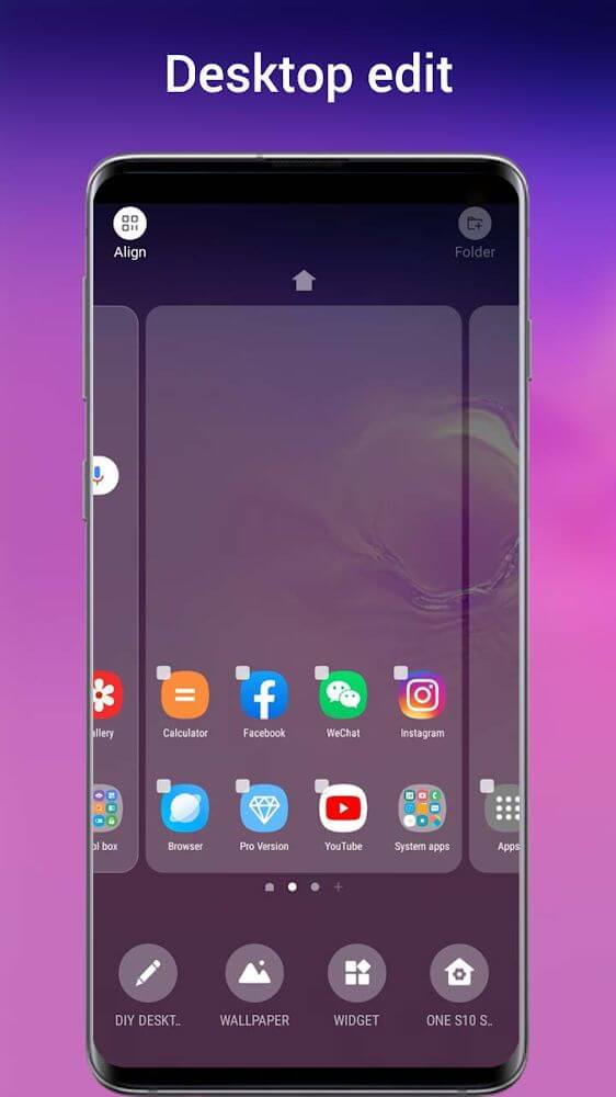 One S10 Launcher v9.1 APK + MOD (Premium Unlocked)