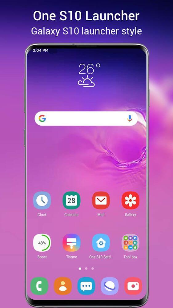 One S10 Launcher v9.1 APK + MOD (Premium Unlocked)