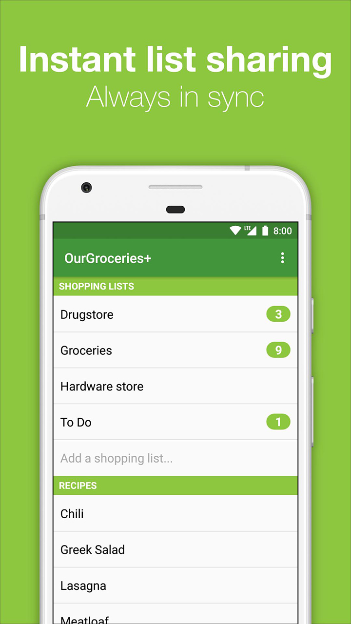 Our Groceries Shopping List MOD APK 4.2.1 (Premium)
