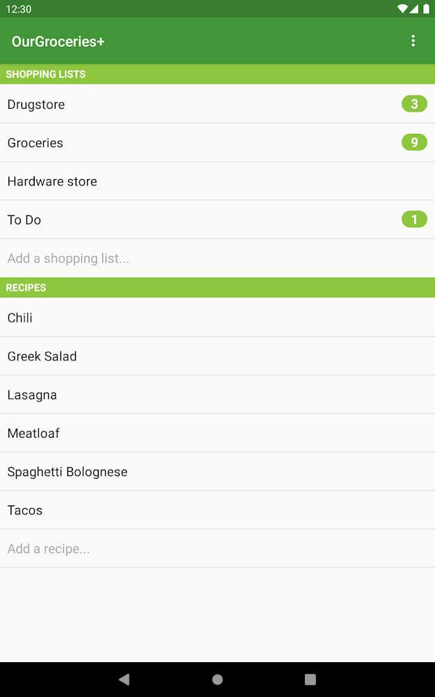 Our Groceries Shopping List v5.5.2 APK + MOD (Premium Unlocked)