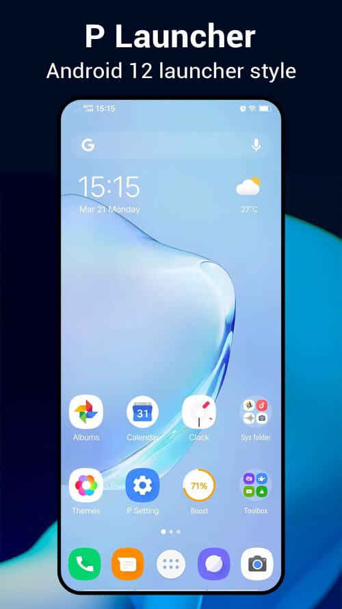 P Launcher v8.9 MOD APK (Premium Unlocked)