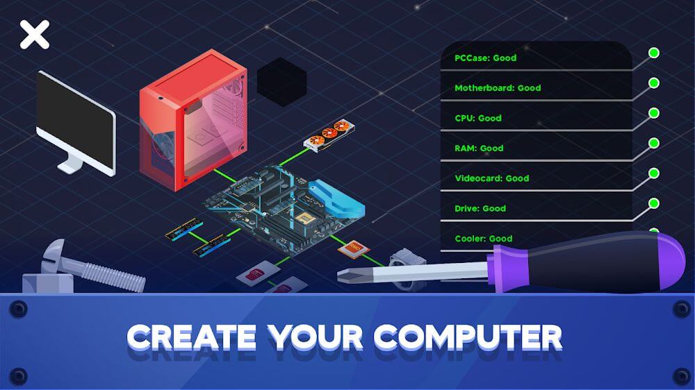 PC Creator 2 v4.3.8 MOD APK (Unlimited Money, Free Shop)