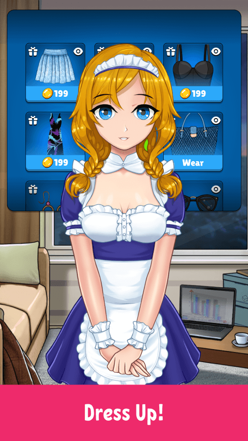 PP: Kiss Games Fun Girls Sims v1.35.325 MOD APK (Unlimited Money, Energy)