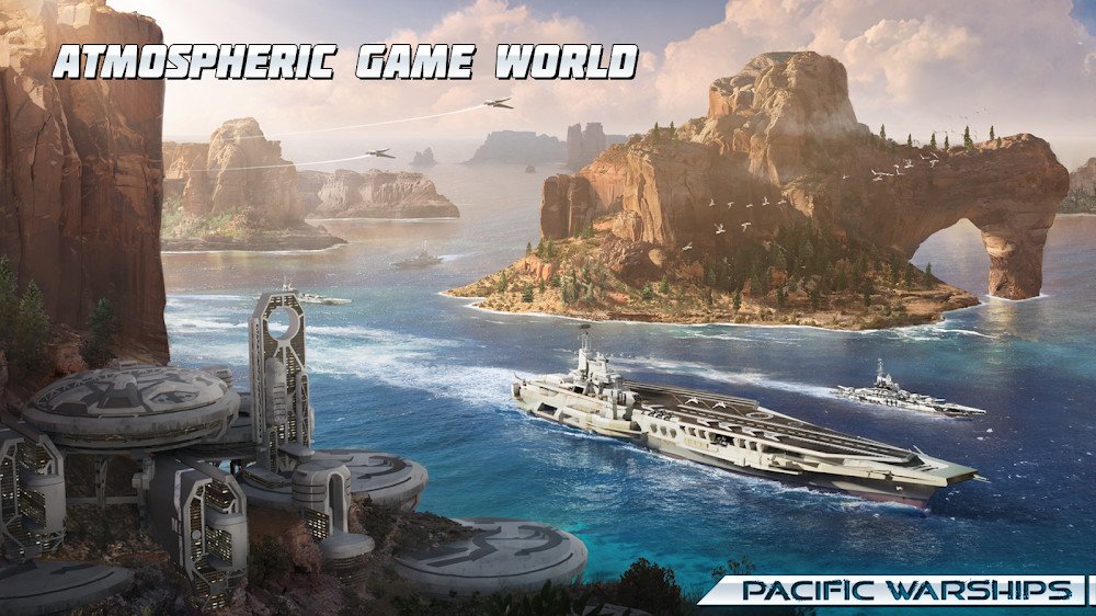 Pacific Warships: Naval PvP v1.1.04 MOD APK (Unlimited Ammo)