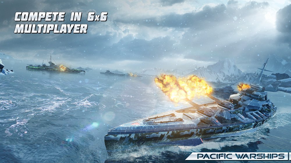 Pacific Warships: Naval PvP v1.1.04 MOD APK (Unlimited Ammo)