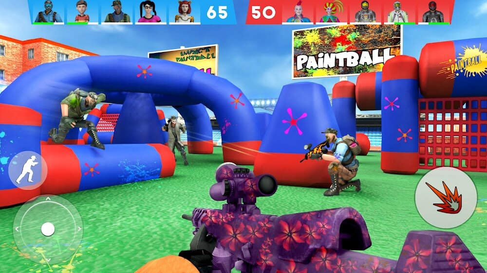 Paintball Shooting Game 3D v14.3 (One Hit, God Mode, Unlocked)