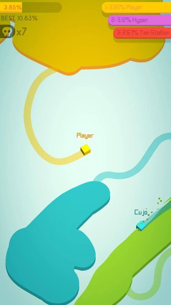 Paper.io 2 v4.4.0 MOD APK (God mode, Freeze Enemy, Unlocked Skins)