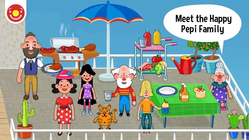 Pepi House: Happy Family v1.5.10 MOD APK (All Unlocked, Free Shopping)