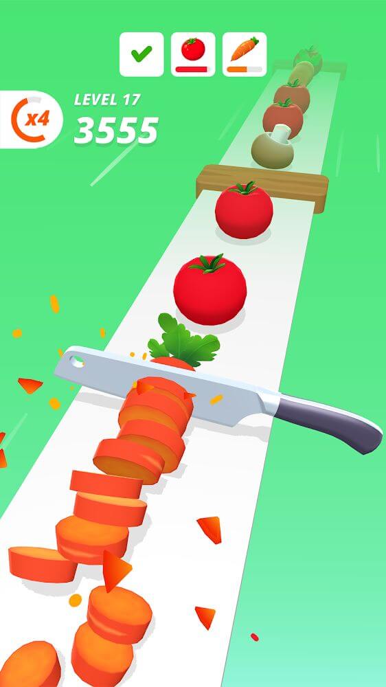 Perfect Slices v1.4.28 MOD APK (Unlimited Coins, Unlocked Level)