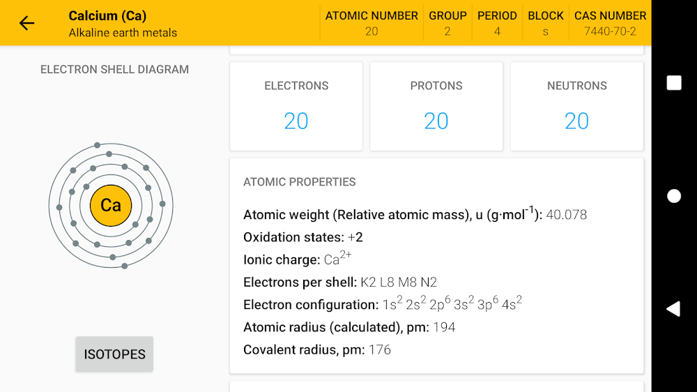 Periodic Table 2023. Chemistry v7.7.0 MOD APK (Premium Unlocked)