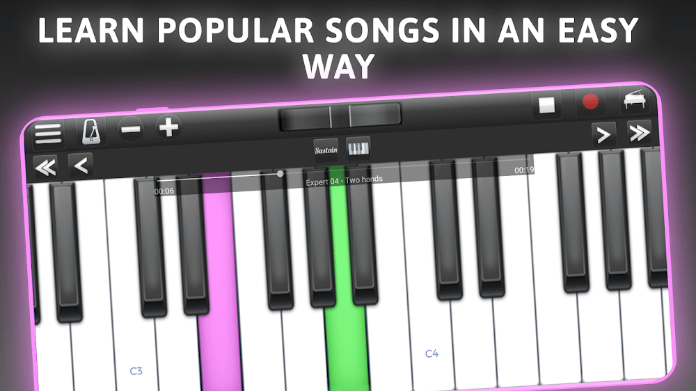 Piano Solo HD v4.3.4 MOD APK (Premium Unlocked)