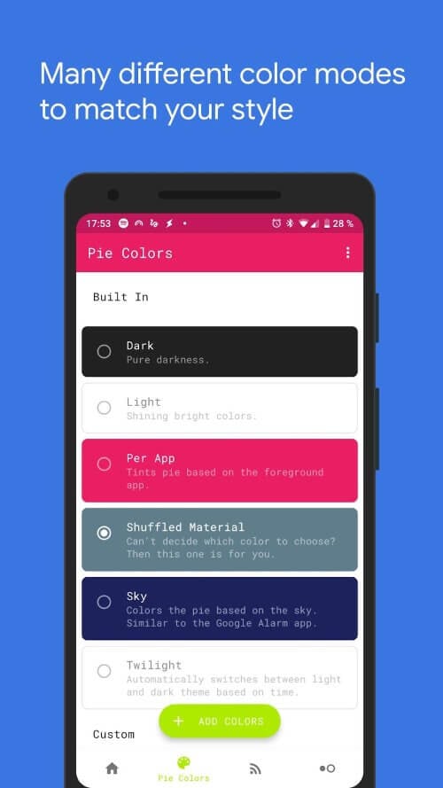 Pie Controls Gestures v2.5.5 APK (Full Version)