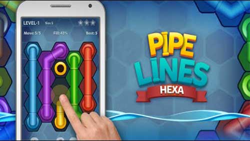 Pipe Lines : Hexa 22.0726.09 Apk MOD (Hints) for Android