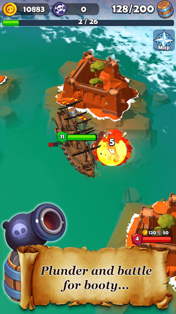 Pirate Raid v1.31.0 MOD APK (Unlimited Money, God Mode)