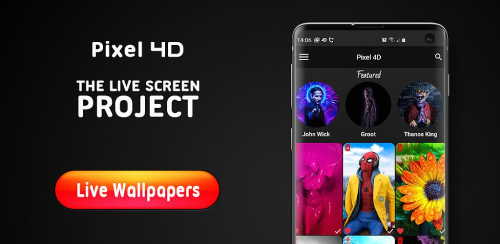 Pixel 4D Wallpapers v3.0.2 APK + MOD (Premium Unlocked)