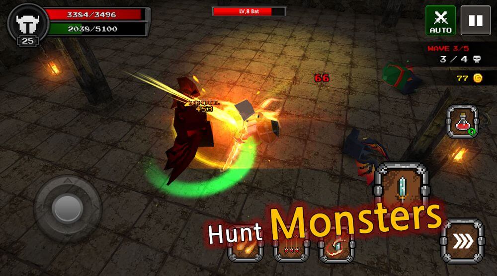 Pixel Blade M v9.5.3 MOD APK (Unlimited Money, God Mode)