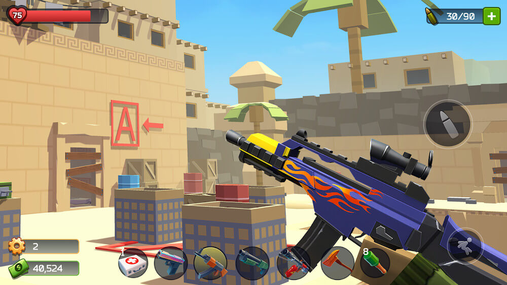 Pixel Combat: Zombies Strike v5.4.5 MOD APK (Mega Mod)