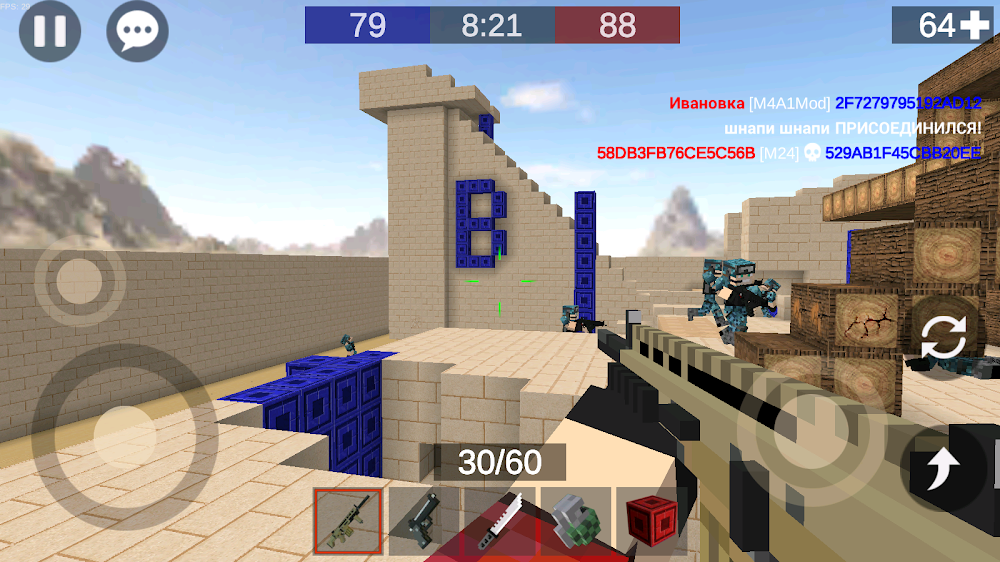 Pixel Combats 2 v1.365 MOD APK (Bullets/Unlocked Weapons)