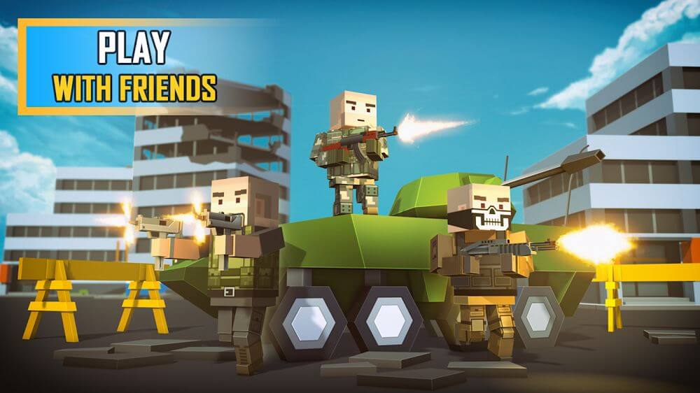 Pixel Grand Battle 3D v1.9.3 MOD APK (Unlocked Vip, Speed)