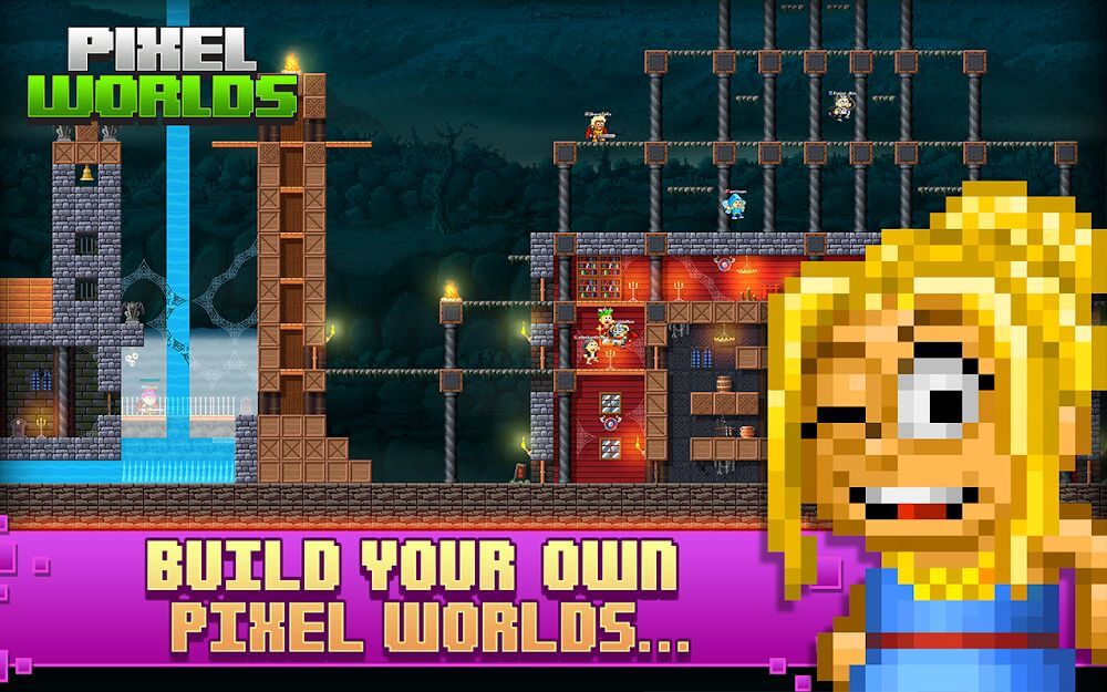 Pixel Worlds: MMO Sandbox v1.7.40 MOD APK (Mega Mod)