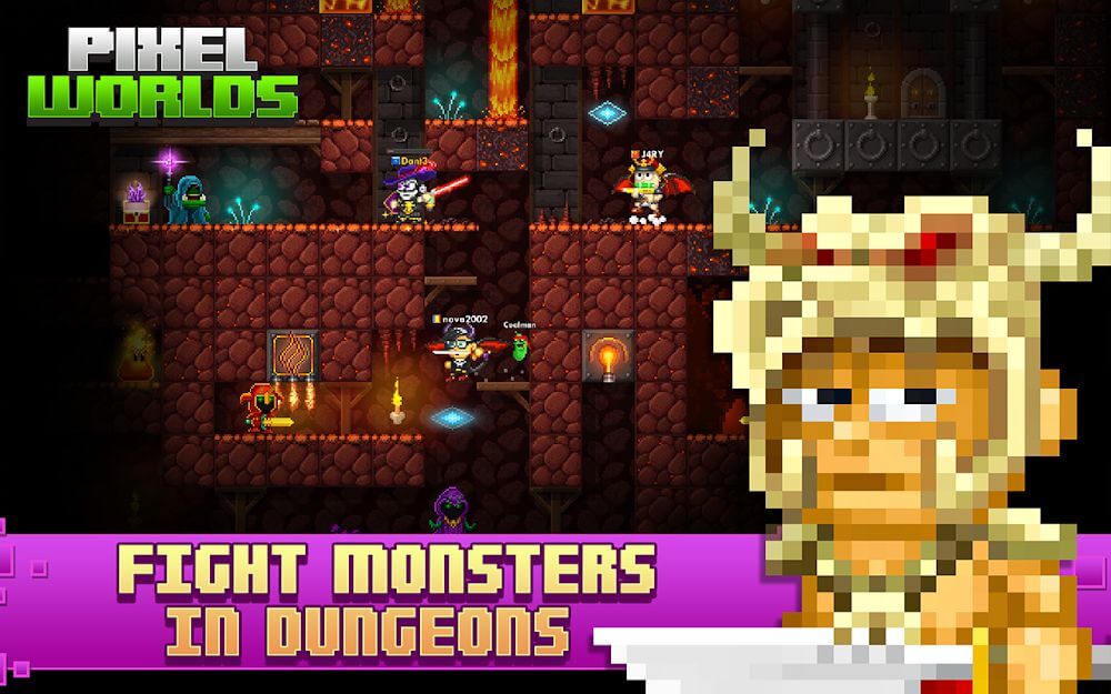 Pixel Worlds: MMO Sandbox v1.7.40 MOD APK (Mega Mod)