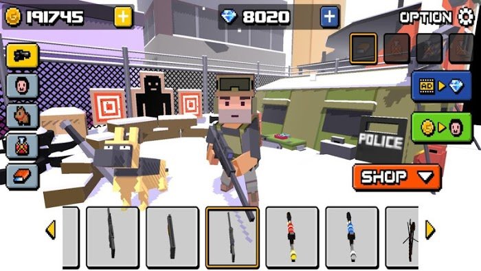 Pixel Zombie Frontier v1.2.2 (MOD gold/gems) APK download for Android