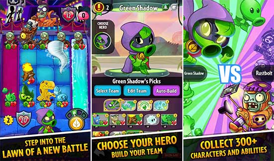 Plants vs. Zombies Heroes 1.39.94 Apk Mod (Sun/HP) + Data Android