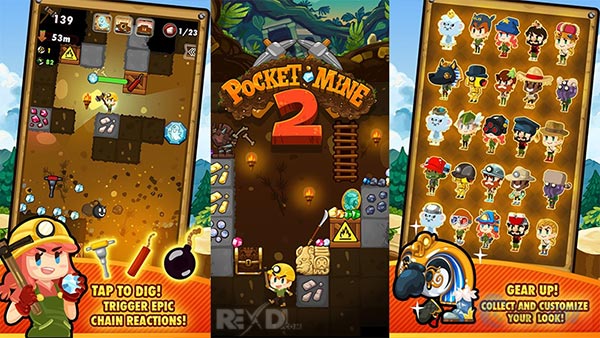 Pocket Mine 2 4.2.0 Apk + Mod (Free Shopping) for Android