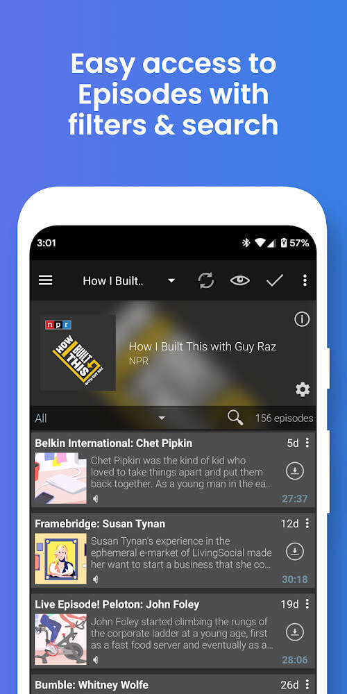 Podcast Addict v2024.10 APK + MOD (Donate/Premium Unlocked)