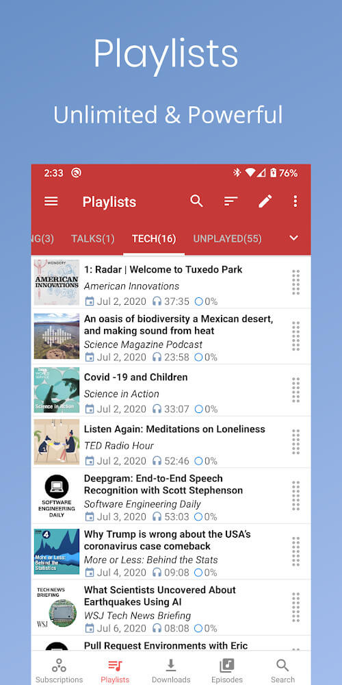 Podcast Republic v24.8.9R APK + MOD (Pro Unlocked)