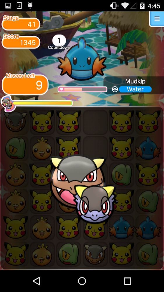 Pokémon Shuffle Mobile v1.15.0 MOD APK (High Damage, Moves, Anti Ban)