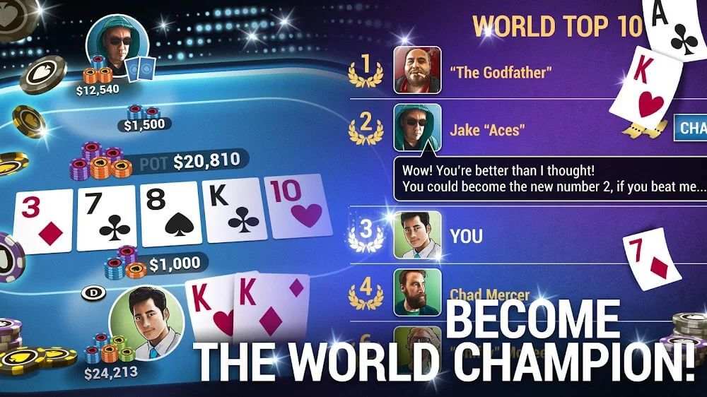 Poker World v1.8.20 MOD APK (Unlimited Chips)