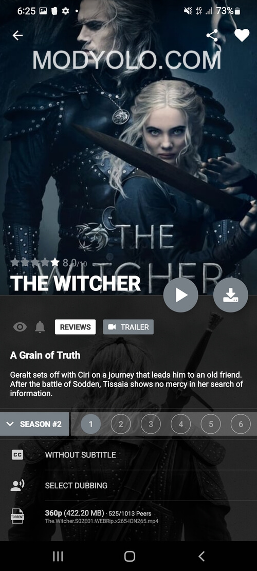 Popcorn Time v3.6.10 APK + MOD (AD-Free, Extra Mod)