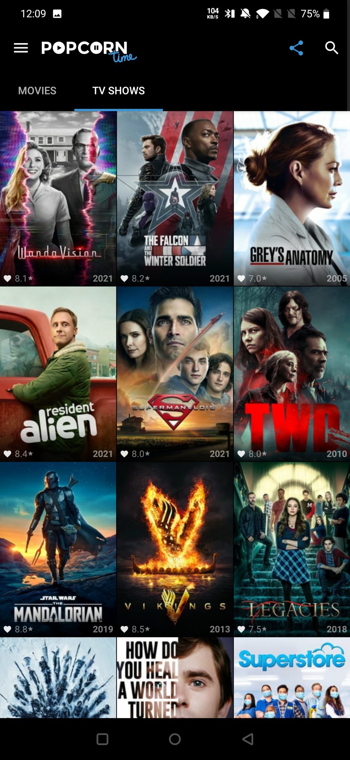 Popcorn Time v3.6.9 APK + MOD (VPN Disabled) Download for Android