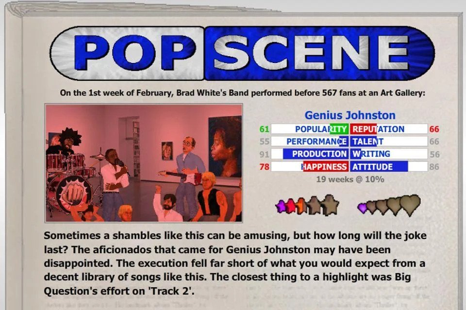 Popscene - Music Industry Sim v1.249 MOD APK (VIP Unlocked)