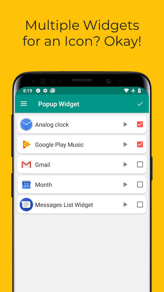 Popup Widget 3 v3.7.4 APK + MOD (Patched/Optimized)