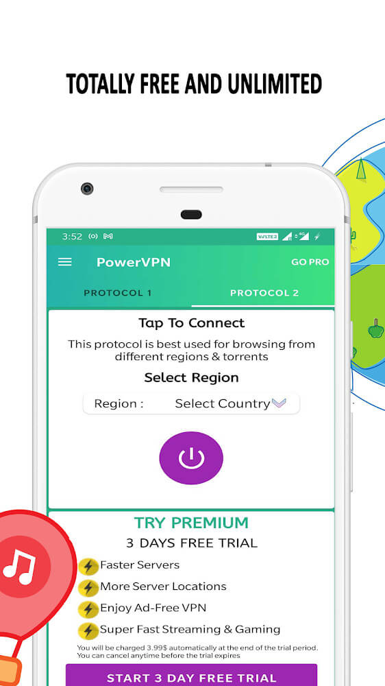 Power VPN Pro v2.1 MOD APK (Premium Unlocked)