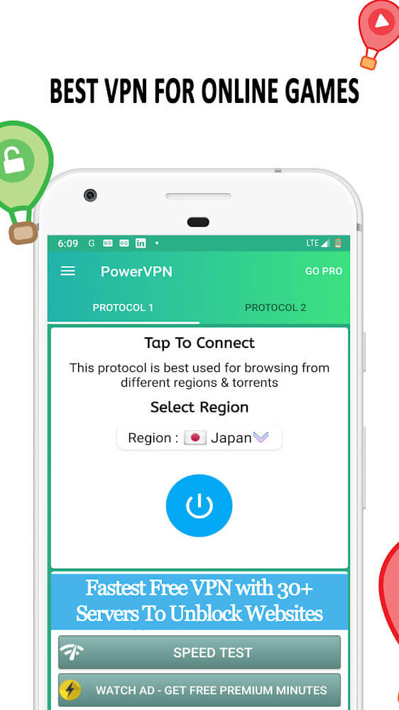 Power VPN Pro v2.1 MOD APK (Premium Unlocked)