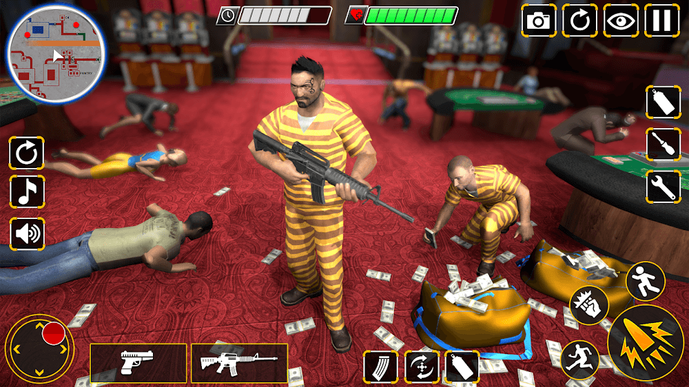 Prison Escape Casino Robbery v3.9 MOD APK (Dumb Enemy)