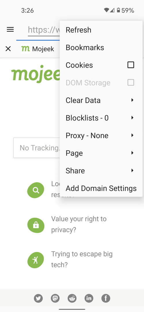 Privacy Browser v3.18.1 APK (Full Version)