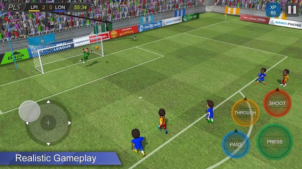 Pro League Soccer v1.0.40 MOD APK (Finish Match, Speed Time)