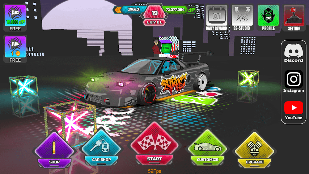 Project Drift 2.0 v116 MOD APK (Free Purchase, Unlocked)