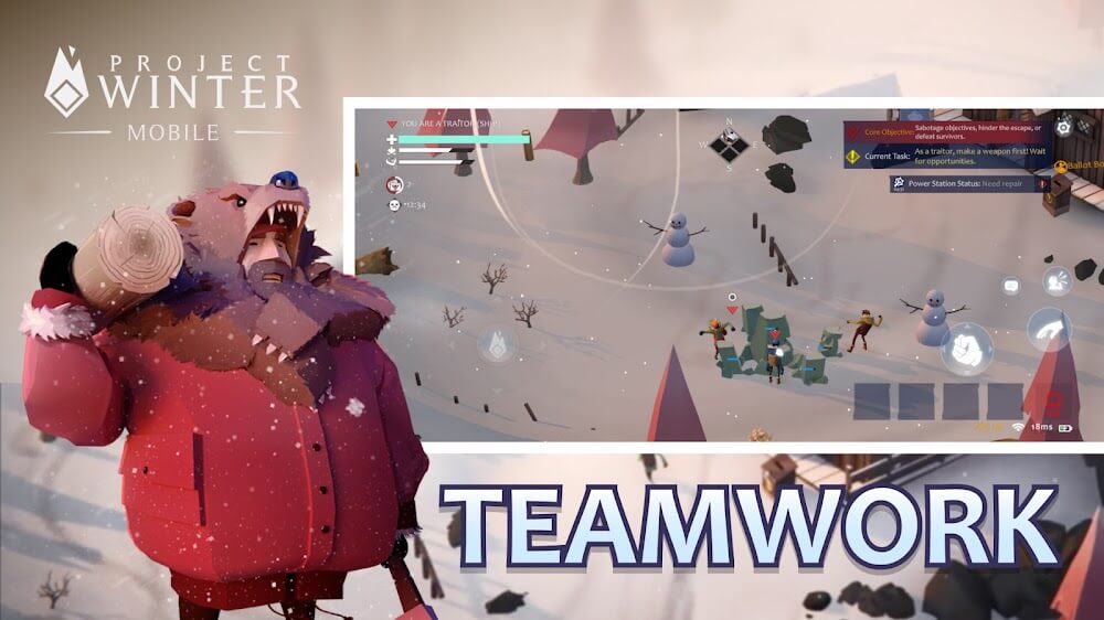 Project Winter Mobile v1.7.0 MOD APK (Menu, Zoom, Speed)