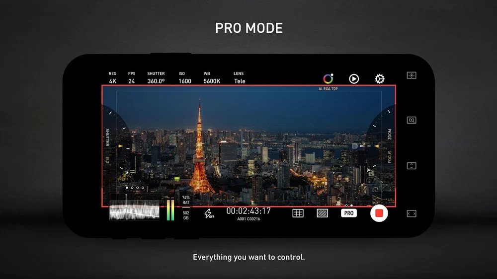 Protake - Mobile Cinema Camera v2.1.1 APK + MOD (Pro Unlocked)
