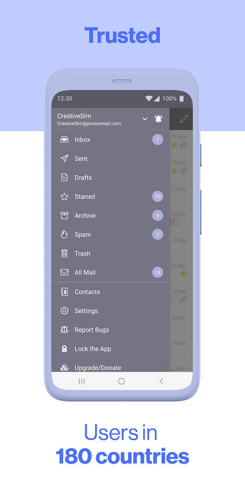 ProtonMail v3.0.11 APK + MOD (Paid Features Unlocked)