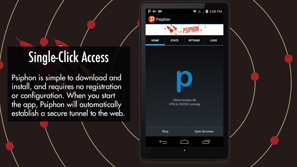 Psiphon Pro v400 APK + MOD (Premium Subscription)