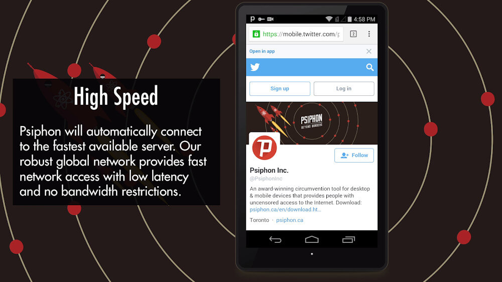 Psiphon Pro v400 APK + MOD (Premium Subscription)