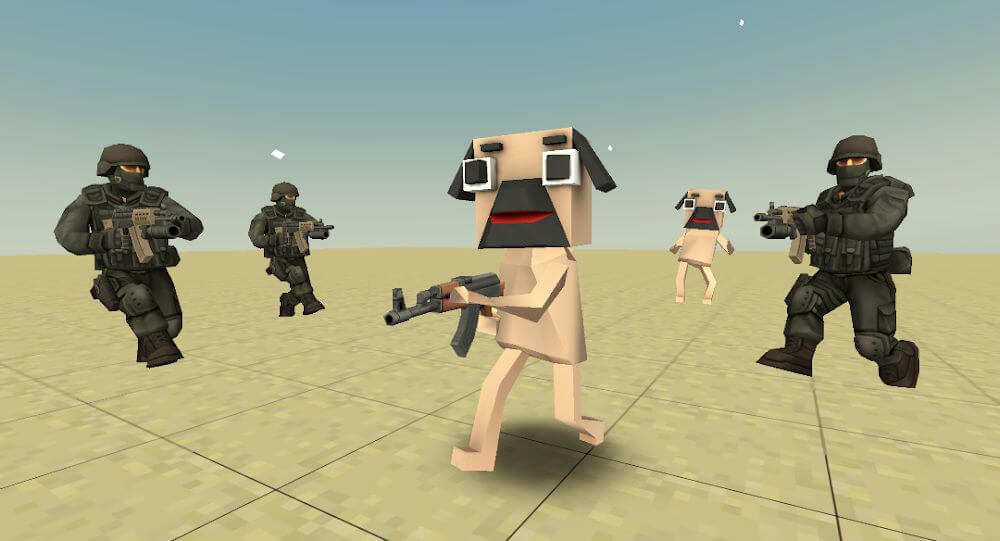 PugWars v1.4.29 MOD APK (God Mode, Free Shopping)