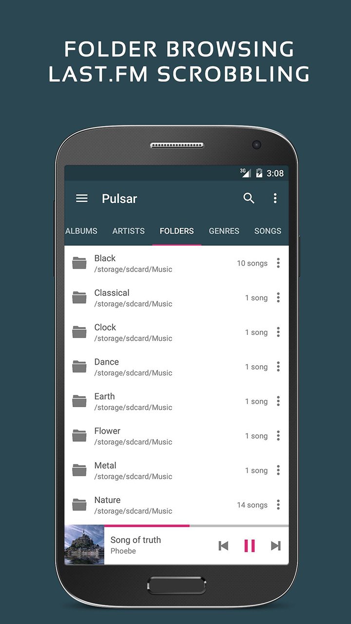 Pulsar Music Player MOD APK 1.11.6 (Pro Unlocked)